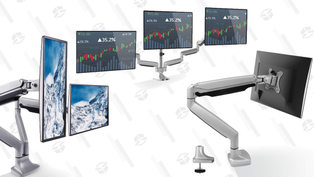 Huanuo Single Screen Gas Mount Arm | $42 | Amazon | Promo code G3NG3U79Huanuo Dual Screen Gas Mount Arm | $63 | Amazon | Promo code FW33E6O5Huanuo Three Screen Gas Mount Arm | $96 | Amazon | Promo code IGX48VND